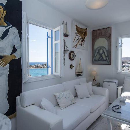 Aiolos Home With Private Veranda And Amazing Sea Views, Paros Píszo Livádi Kültér fotó