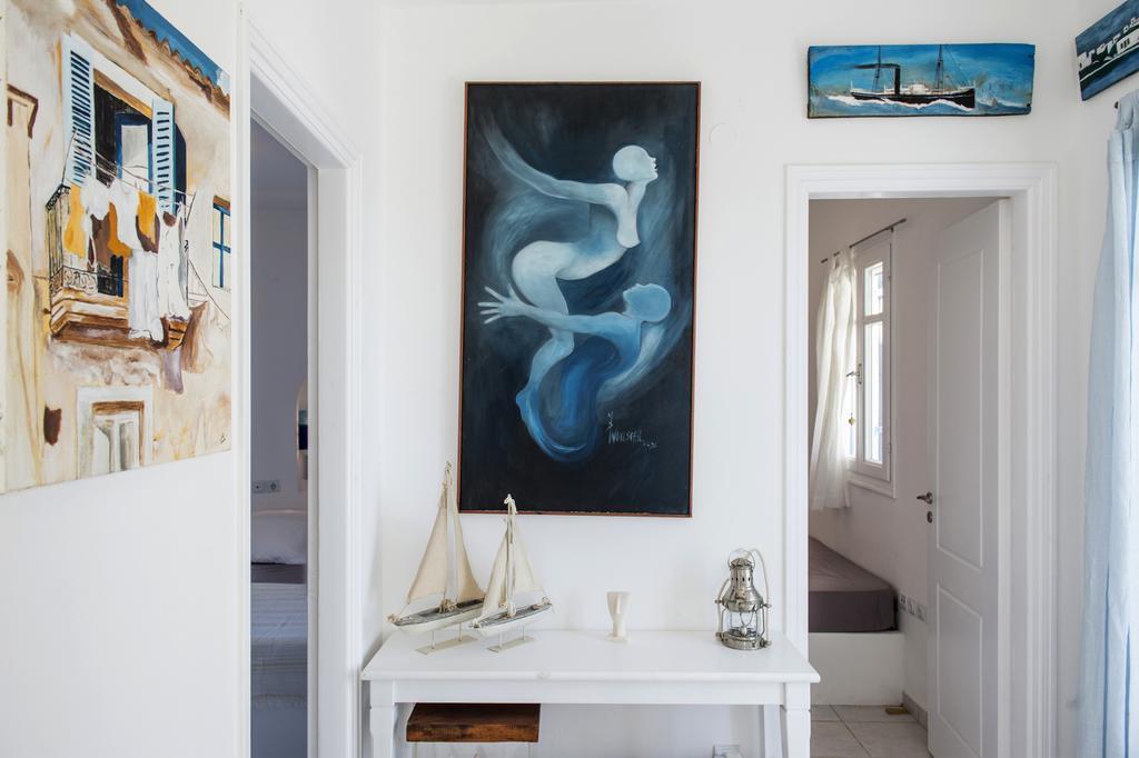 Aiolos Home With Private Veranda And Amazing Sea Views, Paros Píszo Livádi Kültér fotó