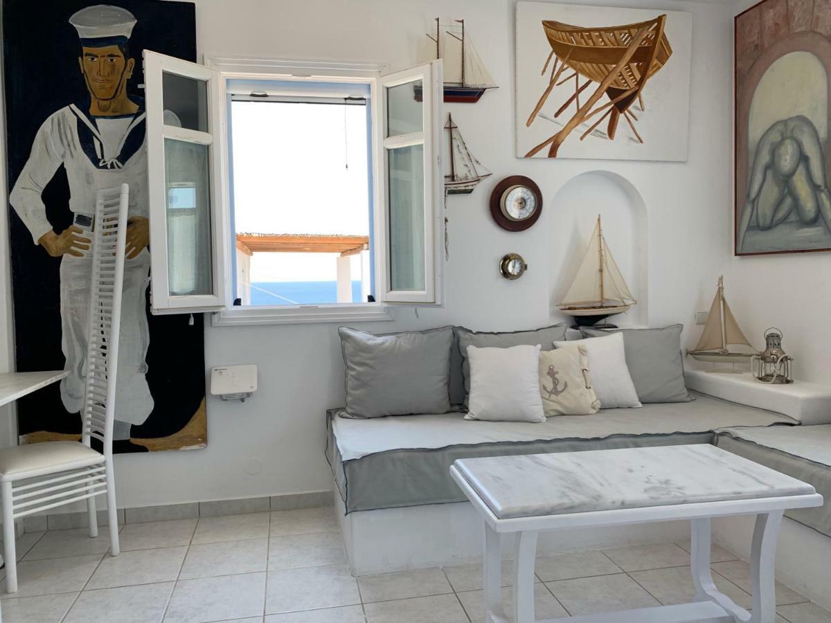 Aiolos Home With Private Veranda And Amazing Sea Views, Paros Píszo Livádi Kültér fotó